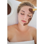 beautiful-blonde-getting-chocolate-facial-treatment